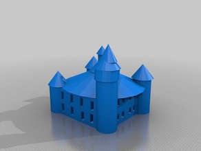 castillo edifícios e estruturas 3d print model - Mito3D
