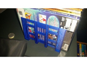 warpless book end organization blu-ray cds discs dvd dvds warp warping 3d print model - Mito3D