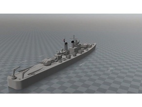 uss baltimore modelos cruzador de batalha cruiser pesado segunda guerra mundial usn navios mundo tanques a 2 ii surpreende ww2 3d print model - Mito3D