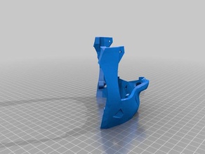 inmoov - topmouthv3 no support robotics face modifications 3d print model - Mito3D