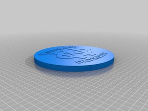 wchs coaster içecek 3d print model - Mito3D