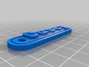 casey bar keychains customized 3d print model - Mito3D
