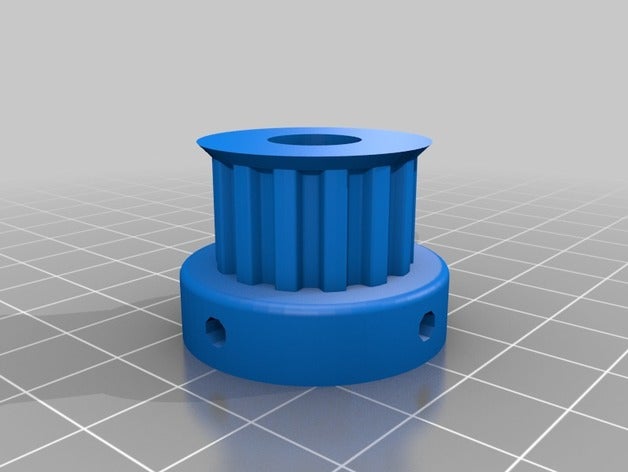 polia de 14 dentes - furo 10 mm Impressora 3d peças personalizado 3D print model - Mito3D
