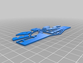 logotipo de la escuela santa cruz La impresión en 3d 3d print model - Mito3D