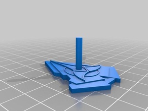 Klingonisch mini-Schiff stand Spielzeug & game Zubehör 3dmodel Modell Modelle Raumschiff star trek starship 3d print model - Mito3D