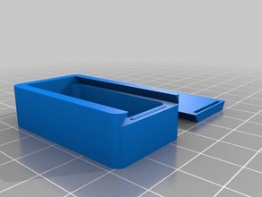 my customized box sliding top containers 3d print model - Mito3D