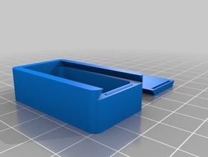 my customized box sliding top containers 3d print model - Mito3D