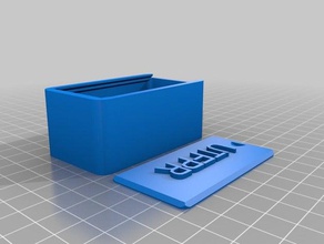 caixa utfpr recipientes personalizado 3d print model - Mito3D