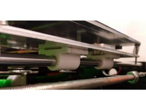 anet a8 y-bearing allinone 3d printing parts upgrade bearing 3d print model - Mito3D