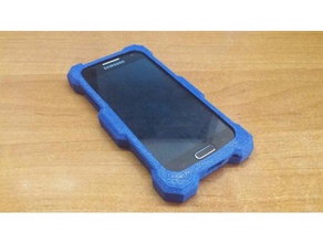 s4 mini reforçado caso - de-final versão flex telefone celular 3d print model - Mito3D