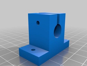 wellenhalter 10mm 3d printer parts customized 3d print model - Mito3D