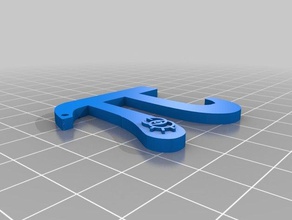 llavero numero pi keychains keychain ollos grandes 3d print model - Mito3D