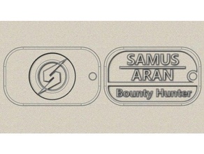 chapas samus aran metroid accessories 3d print model - Mito3D