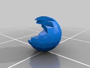 twisted yarımkürede sanat matematik küre 3d print model - Mito3D