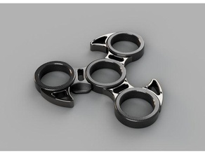 spinner claw 3d printing fidget toy 3d print model - Mito3D