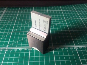 cannon nb-6lh battery holder camera 3d print model - Mito3D
