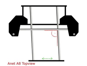anet a8 angular adjustment mount 3d printer parts 3d print model - Mito3D