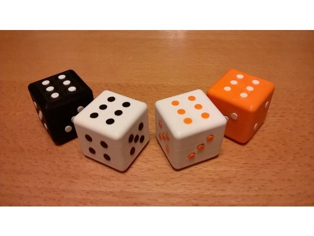 big dice game accessory toy 3D print model - Mito3D