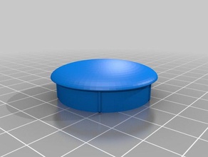my customized pipe end cap diy 3d print model - Mito3D