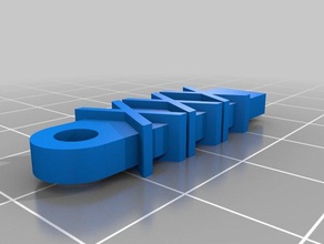 xxx llavero organización personalizado 3d print model - Mito3D