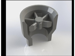 de la turbina La impresión en 3d rápido 3dfast 3dfastir 3dprint 3dprintable 3dprinting 3d print model - Mito3D