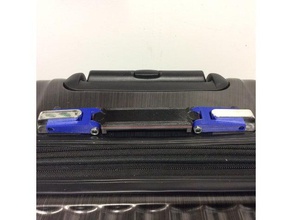 collapsible luggage handle replacement parts 3d print model - Mito3D