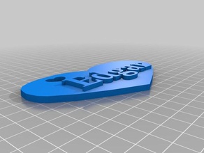 edgar keychains 3d print model - Mito3D