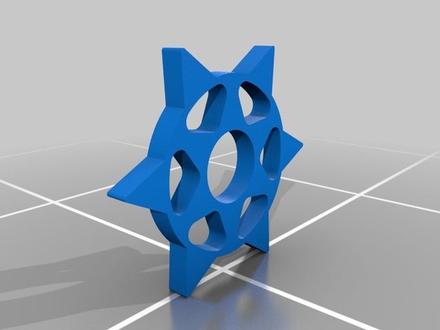 spinner 3 shuriken La impresión en 3d 3D print model - Mito3D