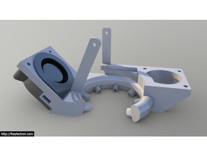 d6 ultimate fan shroud v10 3d yazıcı aksesuarları 3d print model - Mito3D