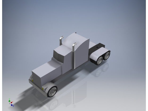 peterbilt Fahrzeuge 3D print model - Mito3D