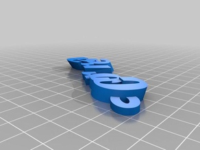 correa keycahin llaveros personalizado 3d print model - Mito3D