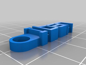 iban keychain organization customized 3d print model - Mito3D