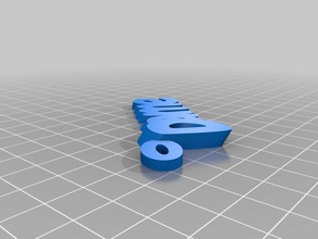 dame la clave organización personalizado 3d print model - Mito3D