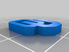 universidade de oklahoma logotipo A impressão 3d 3d print model - Mito3D