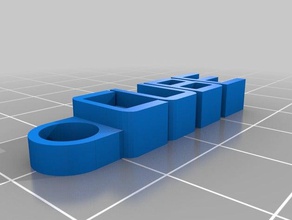 theroar cube keychain organization customized 3d print model - Mito3D
