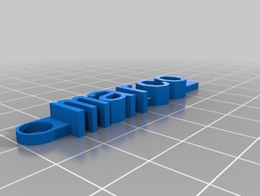 marcokeychain - Organisation kundengebundene 3d print model - Mito3D