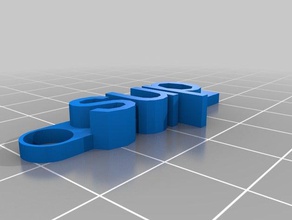 supkeychain - Organisation kundengebundene 3d print model - Mito3D