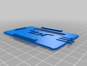 jpl insignia del titular La impresión en 3d porta gafete tarjeta de identificación 3d print model - Mito3D