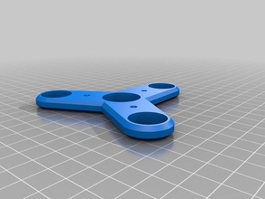 3 pattes spinner jouets mécaniques personnalisé 3d print model - Mito3D