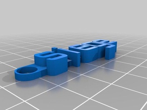 siege keychain organization customized 3d print model - Mito3D
