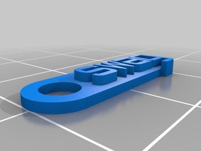 eşantiyon Anahtarlık organizasyon özelleştirilmiş 3d print model - Mito3D
