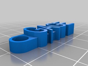 gage keychain organization customized 3d print model - Mito3D