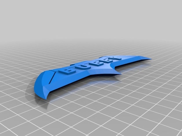 copie james bubs batarang L'impression 3d 3D print model - Mito3D