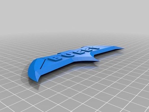 copy james bubs batarang 3d printing 3d print model - Mito3D