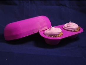 mini cupcake holder containers cupcakes 3d print model - Mito3D
