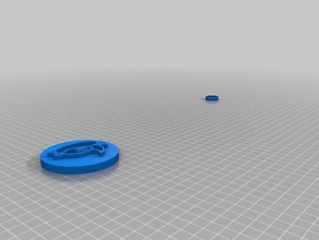 hanne's dog coin awesomeness 3d printing tests 3d print model - Mito3D