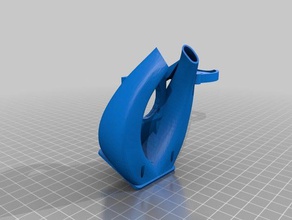 tevo tarantula fanduct remix 8mm Halter 3d-Drucker Teile 40-mm-fan-duct fan-duct 3d print model - Mito3D