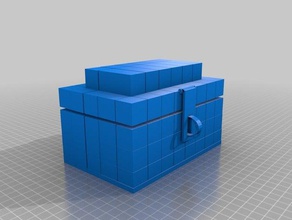 blok göğüs kaplar 3d print model - Mito3D