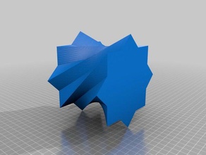 ausgeformte vase Container 3d print model - Mito3D