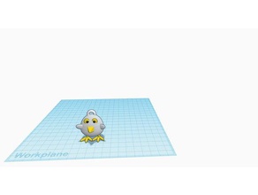 küçük tavuk Anahtarlık modeller 3d print model - Mito3D